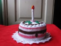 torta compleanno uncinetto