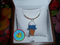 collana gelato con panna